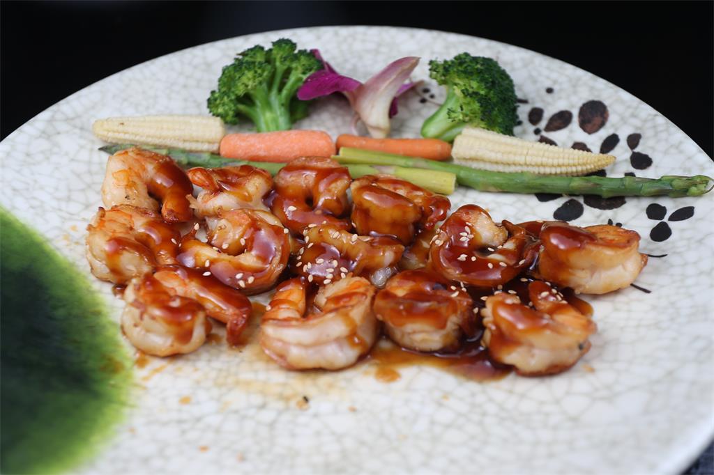 9. teriyaki shrimp